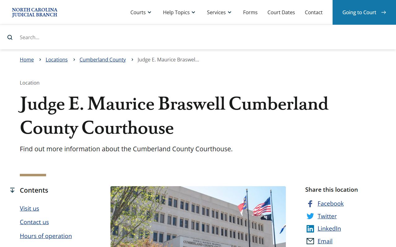 Fayetteville divorce records Cumberland County Courthouse