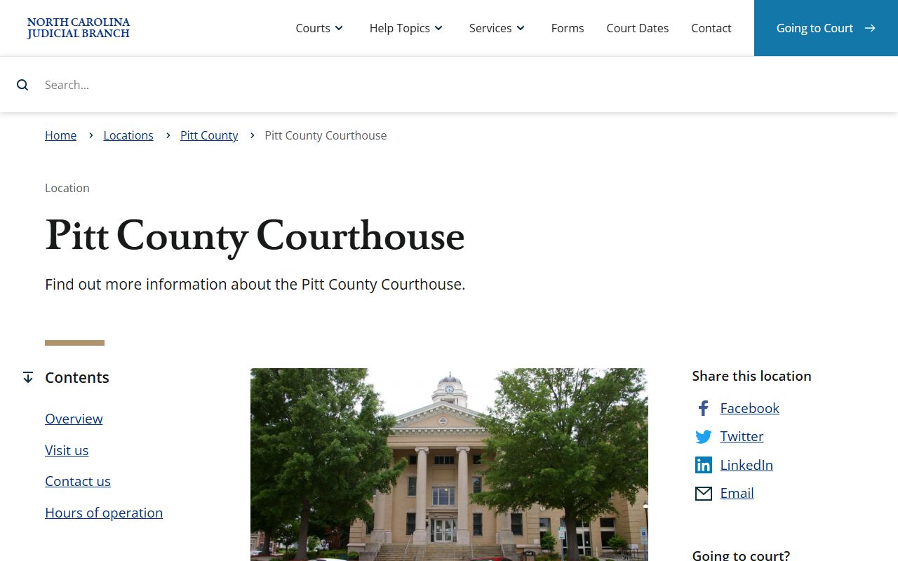 Greenville divorce records Pitt County Courthouse