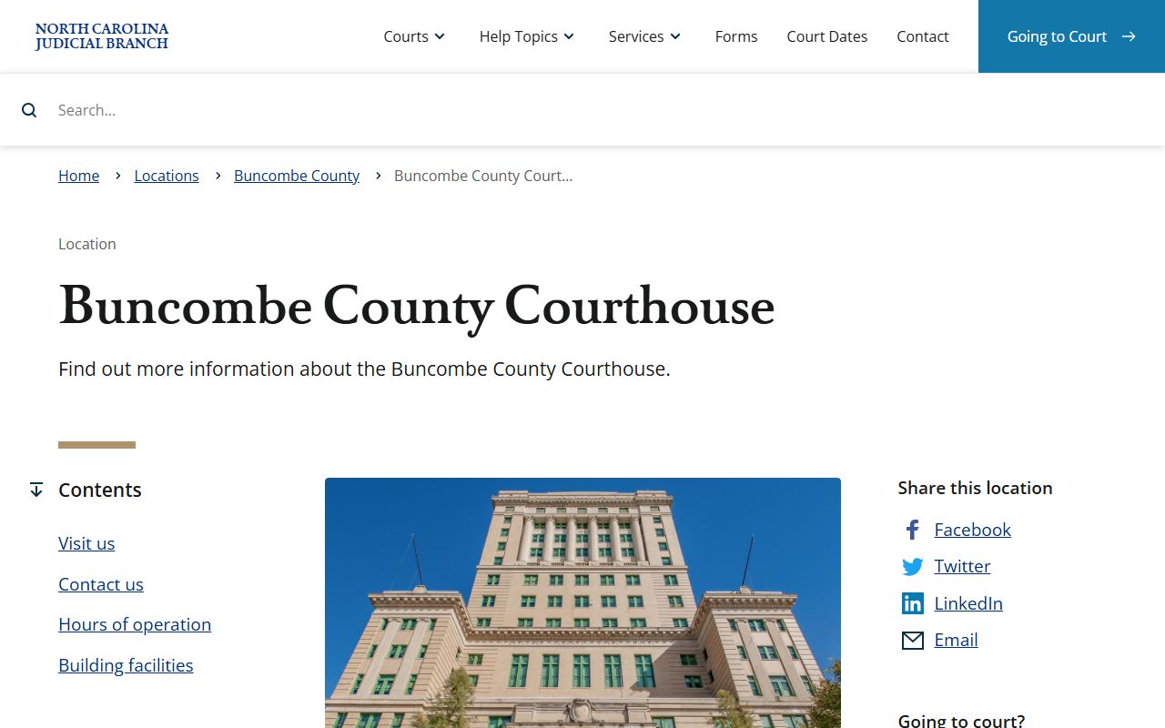 Buncombe County divorce records courthouse resource
