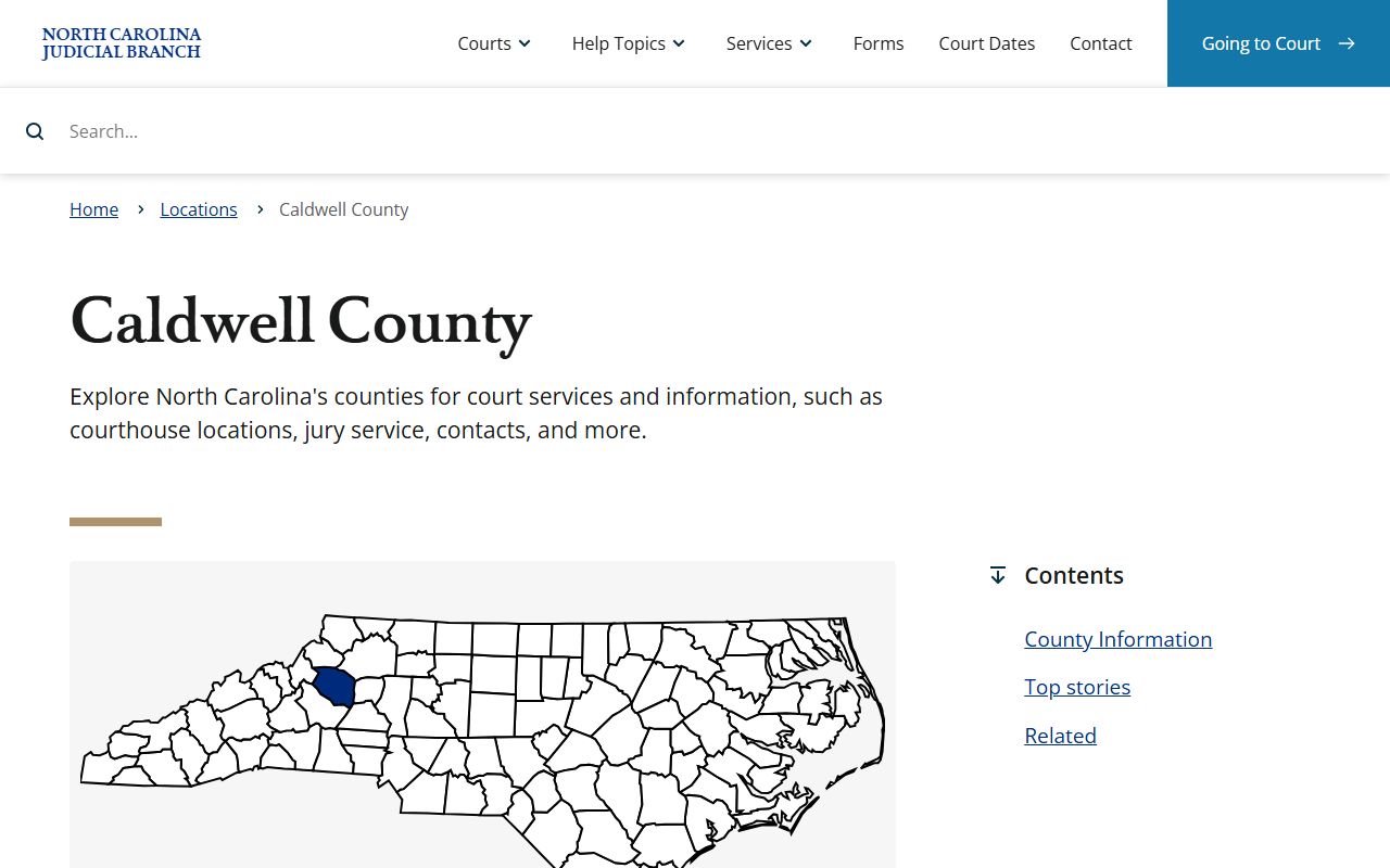 Caldwell County divorce records clerk of superior court website