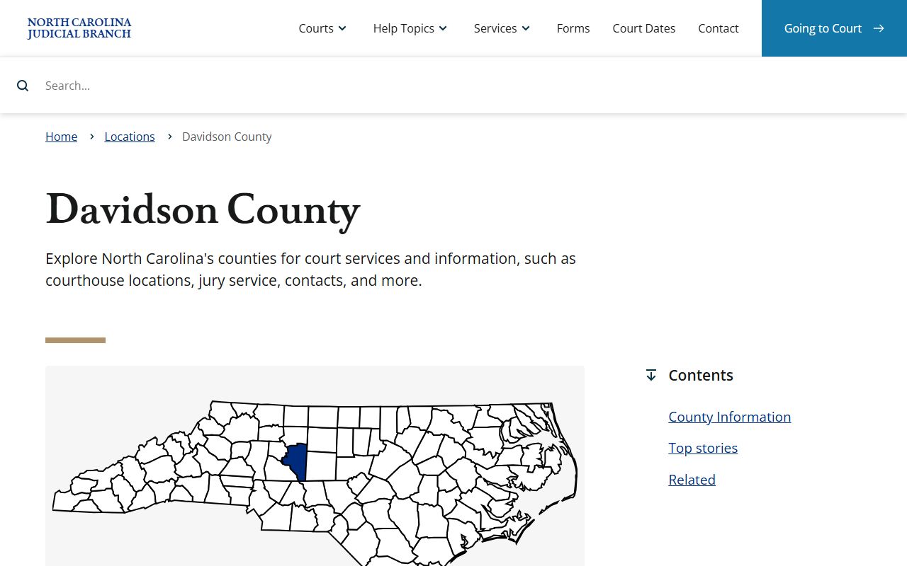 Davidson County divorce records clerk of superior court website