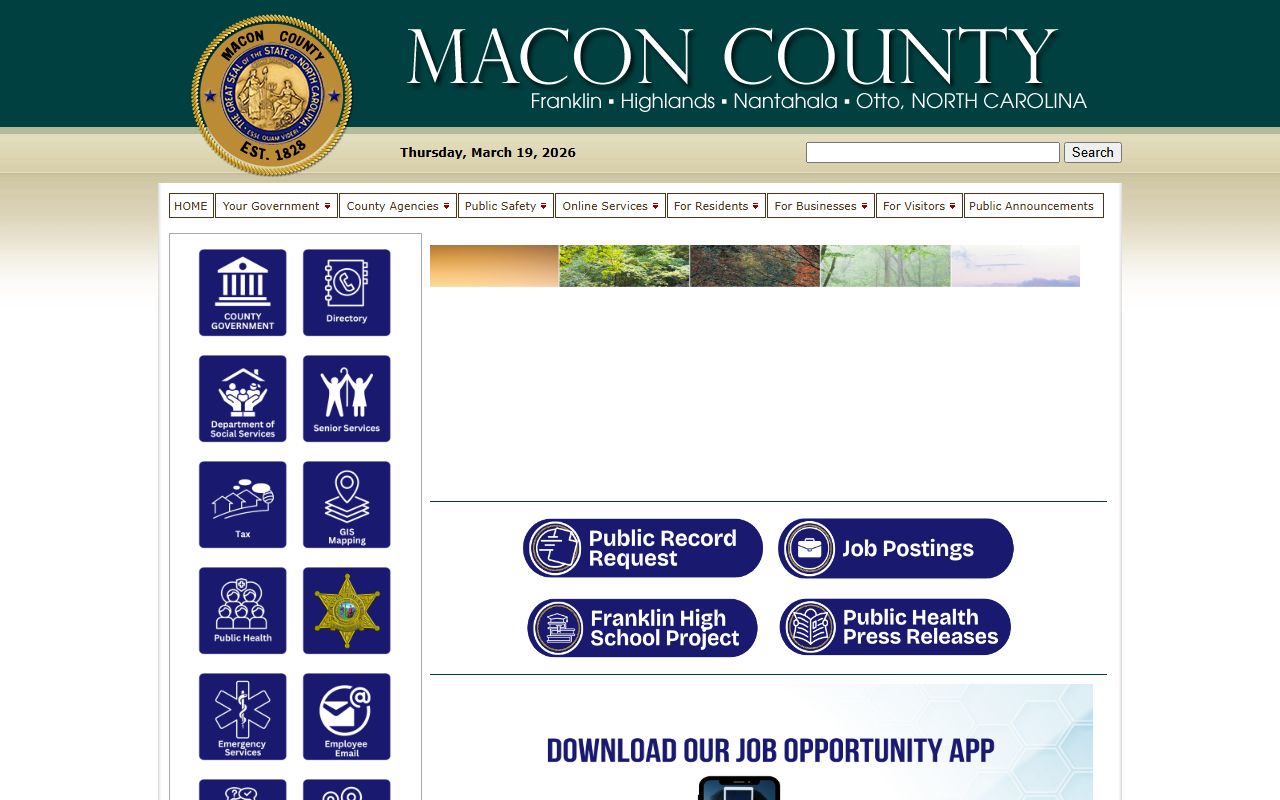 Macon County divorce records government website
