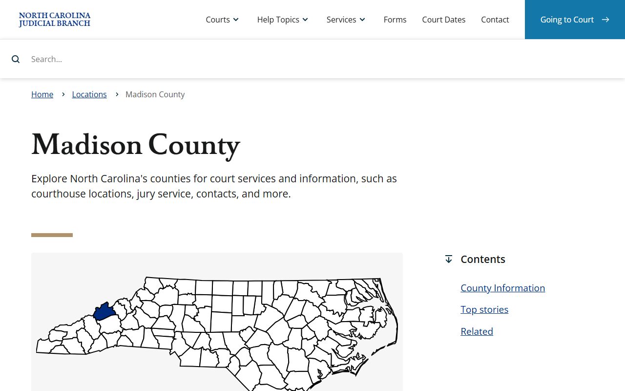 Madison County divorce records clerk of superior court website