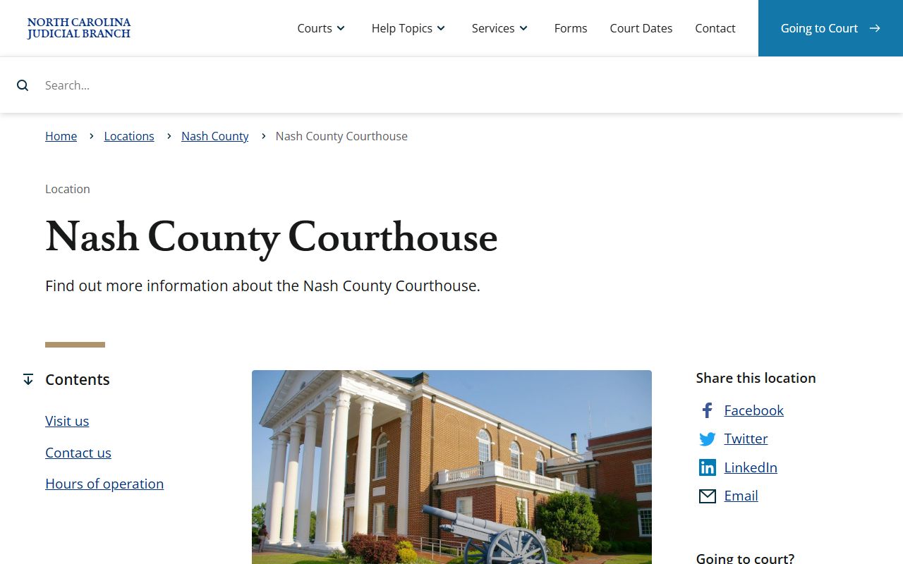Nash County divorce records courthouse resource page