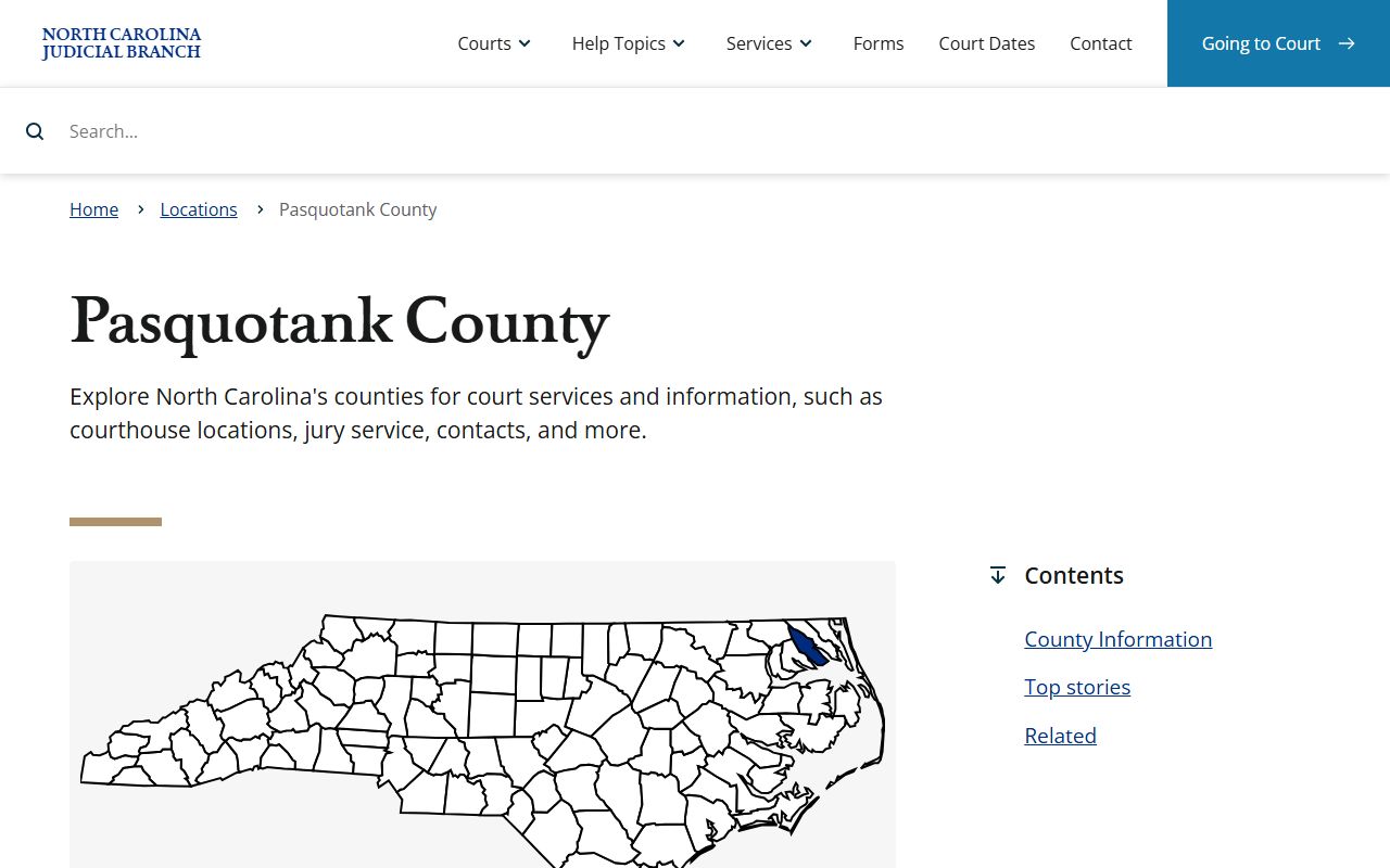 Pasquotank County divorce records clerk of superior court website