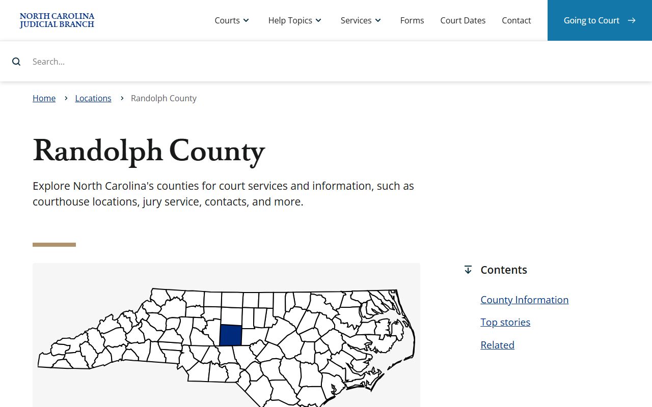Randolph County divorce records clerk of superior court website