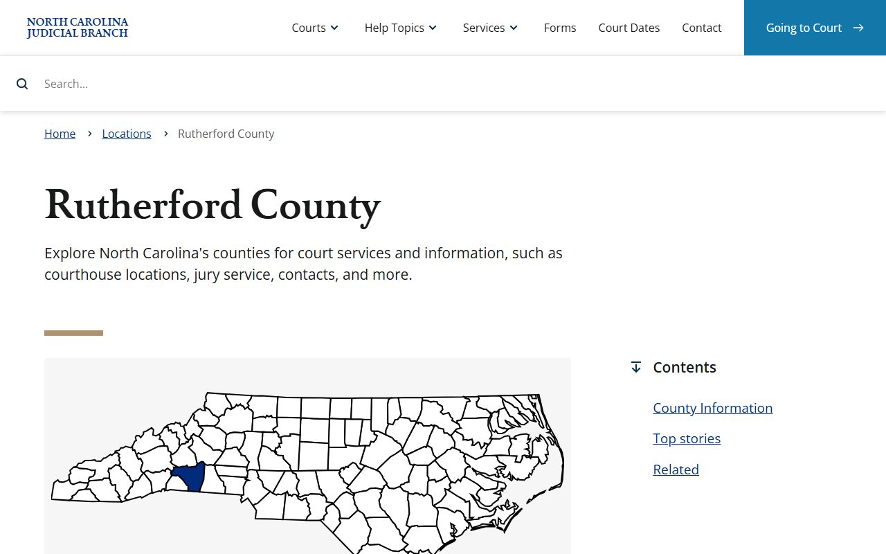 Rutherford County divorce records clerk of superior court website
