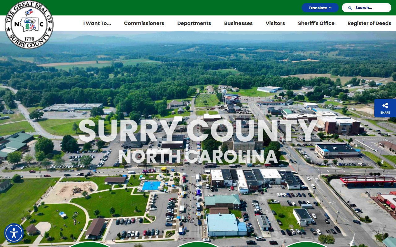 Surry County divorce records government website