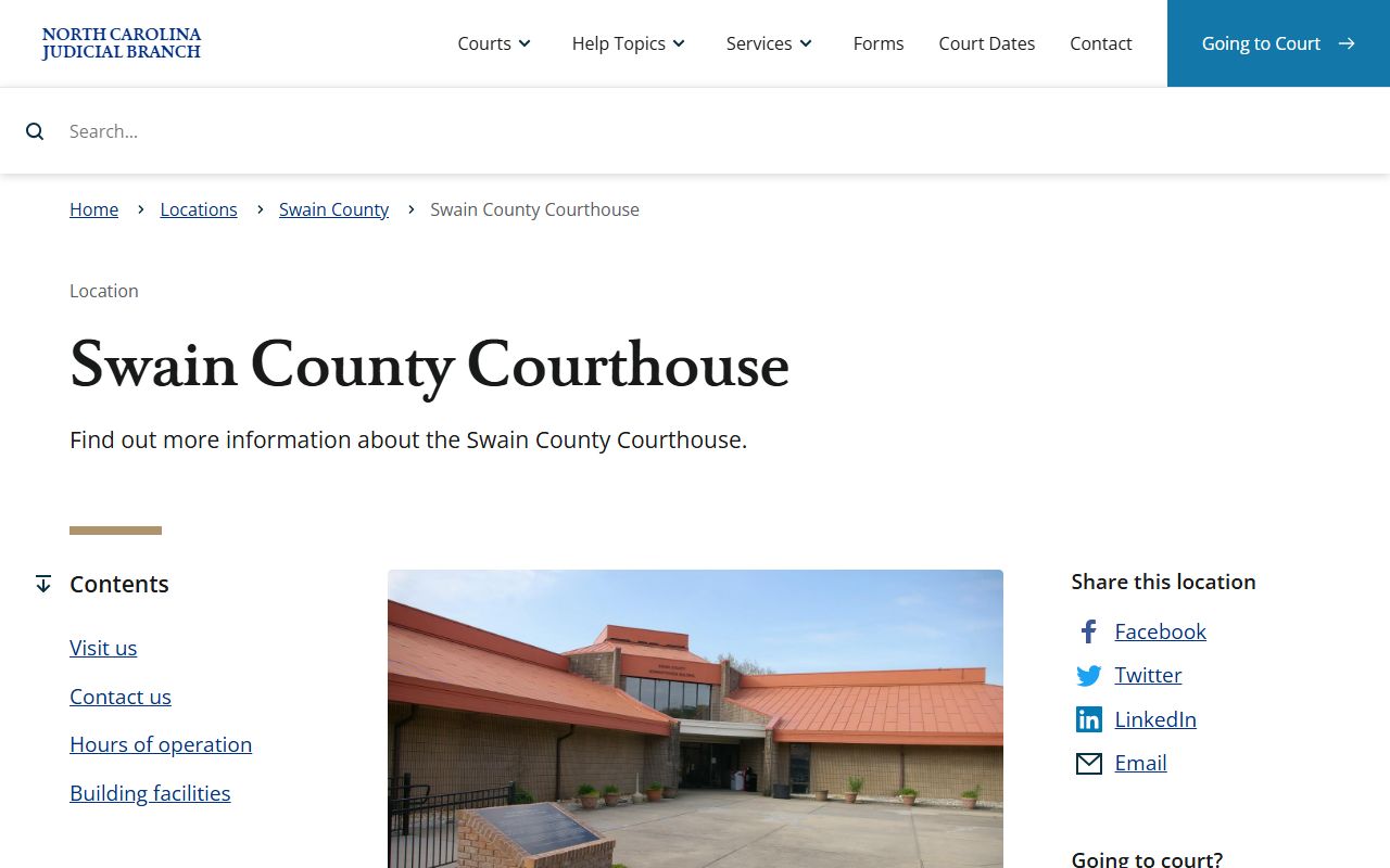 Swain County divorce records courthouse resource