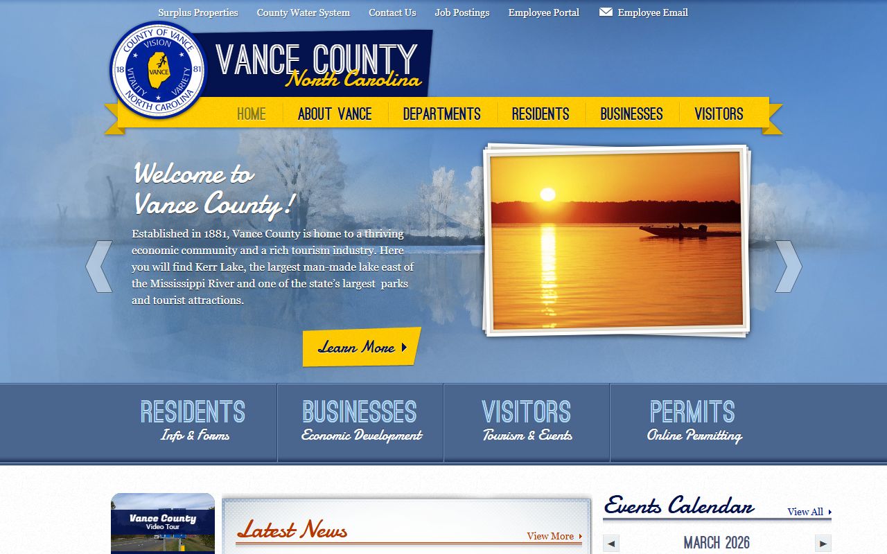 Vance County divorce records government website