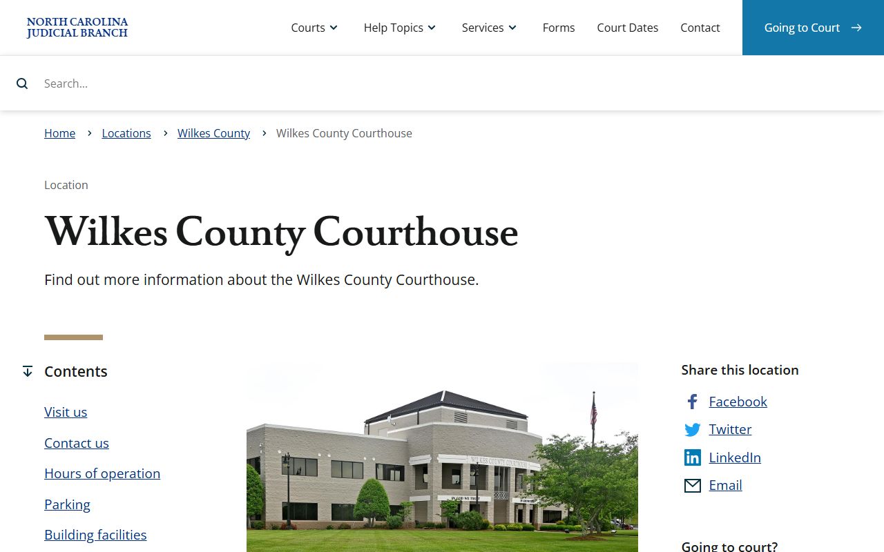 Wilkes County divorce records courthouse resource
