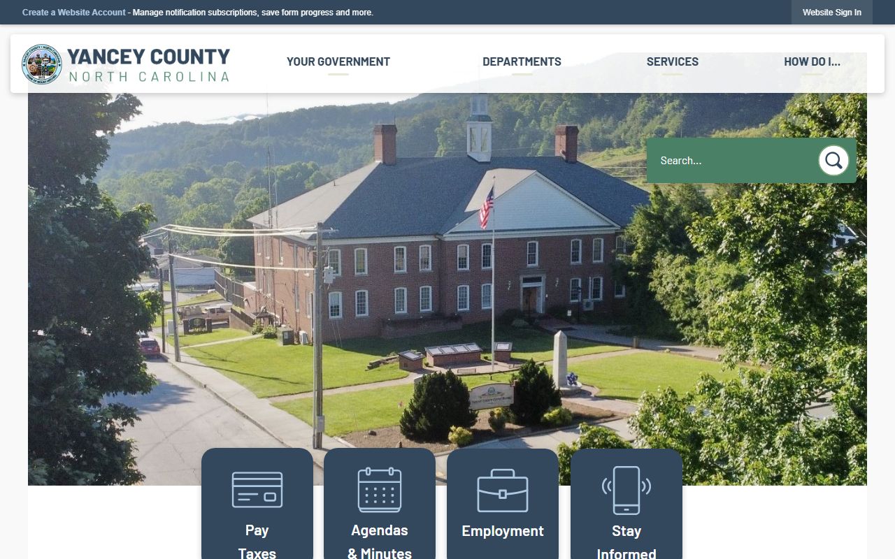 Yancey County divorce records government website